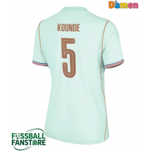 Frankreich Jules Kounde #5 Replik Auswärtstrikot Damen WM 2026 Kurzarm